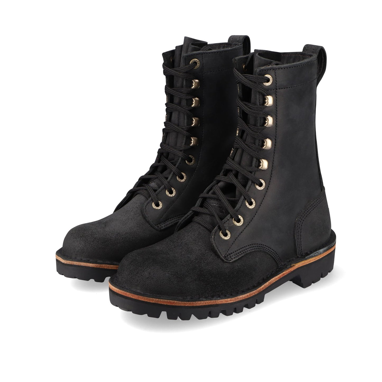 Rugged African Trooper - Houston Black Jim Green Footwear 