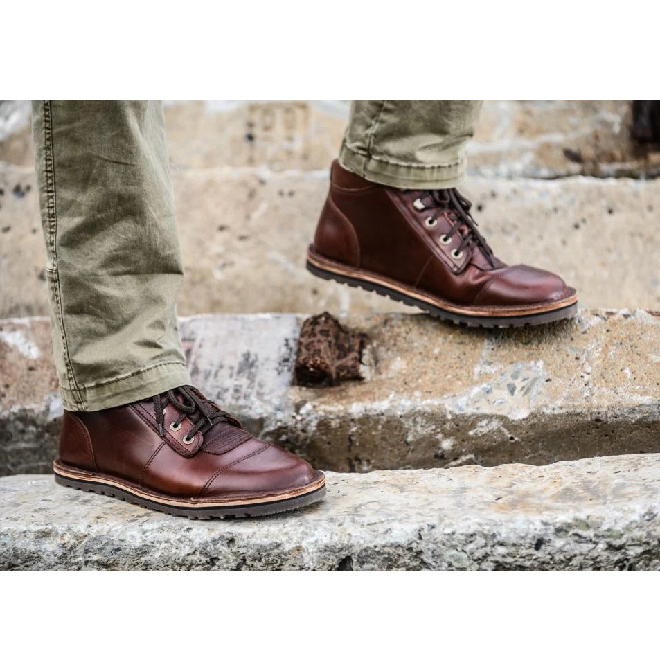 Jim Green African Ranger Barefoot - Chestnut Veg Tan Jim Green Footwear 