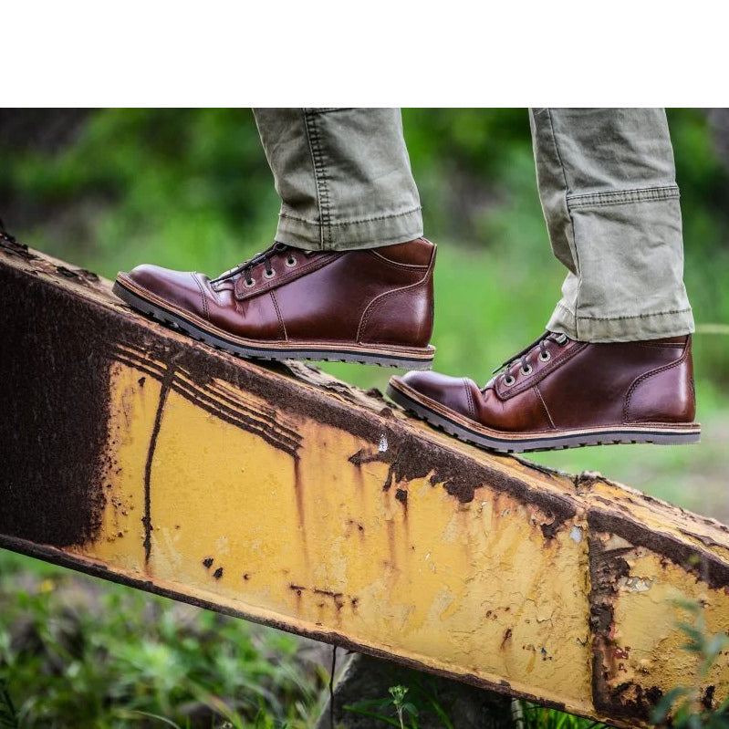 Jim Green African Ranger Barefoot - Chestnut Veg Tan Jim Green Footwear 